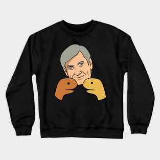 Marshall Rosenberg with Two Puppets Crewneck Sweatshirt